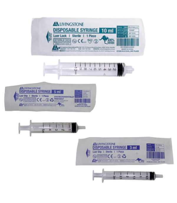 Living Stone Disposable Syringes