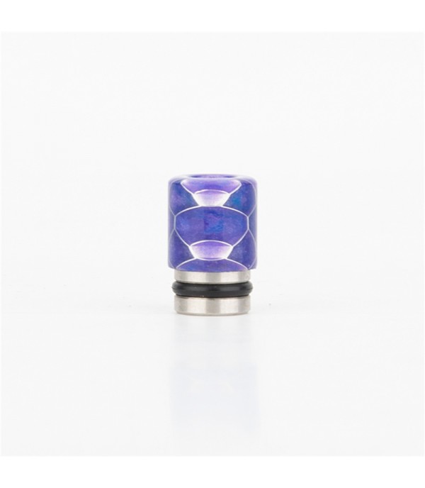 Premium Single Ring 510 Resin Snake Skin Drip Tip