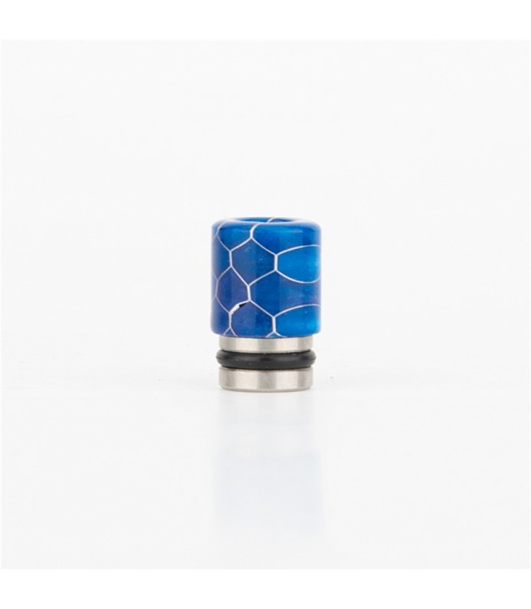 Premium Single Ring 510 Resin Snake Skin Drip Tip