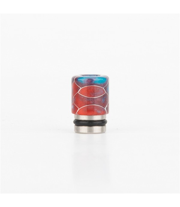 Premium Single Ring 510 Resin Snake Skin Drip Tip